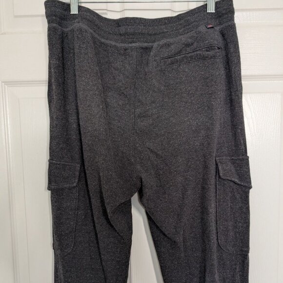 Faherty Cargo Joggers Mens Size Large Gray Alpine Knit Drawstring Sweatpants - Picture 8 of 13